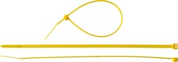 ЗУБР  КС-Ж1 3.6 x 200 мм, нейлон РА66, кабельные стяжки желтые, 100 шт, Профессионал (309050-36-200) - фото 270672