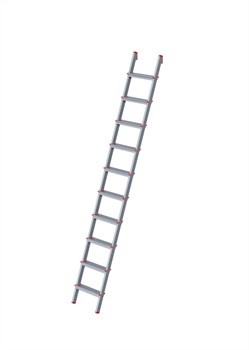 Алюминиевая приставная лестница Новая Высота NV 317 10 ступеней 3170110 - фото 273059