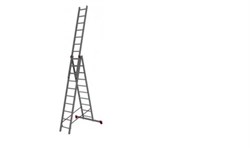 Алюминиевая трехсекционная лестница Новая Высота 3х11 614311 - фото 273070
