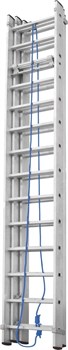 Алюминиевая выдвижная лестница Новая высота NV 525 с тросом 3x14 5250314 - фото 273168