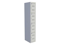 Усиленный металлический шкаф для раздевалок ПРАКТИК ML-14-30 базовый модуль S23099441102 - фото 282497