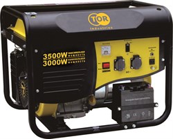 Генератор бензиновый TOR TR2500E 3,0кВт 220В 15л с кнопкой запуска, шт - фото 285292