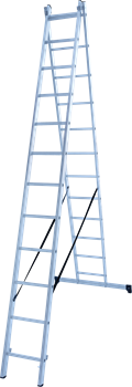 Алюминиевая двухсекционная лестница Новая Высота NV 122Y 2x12 1220212Y - фото 288460
