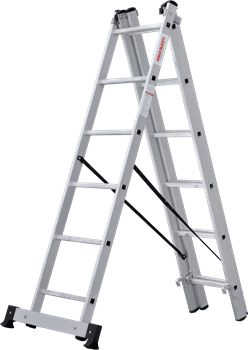 Алюминиевая трехсекционная лестница Новая Высота NV 123Y 3x6 1230306Y - фото 288900