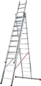 Алюминиевая трехсекционная лестница Новая Высота NV 323 3х13 3230313 - фото 289363