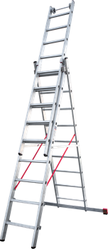 Алюминиевая трехсекционная лестница Новая Высота NV 523 3х9 5230309 - фото 289497