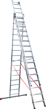 Алюминиевая трехсекционная лестница Новая Высота NV 523 3х16 5230316 - фото 289679
