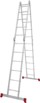 Алюминиевая лестница трансформер Новая Высота NV 232 2х5+2х6 2320256 - фото 290359
