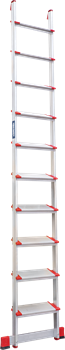 Алюминиевая приставная лестница Новая Высота NV 517 10 ступеней 5170110 - фото 290641