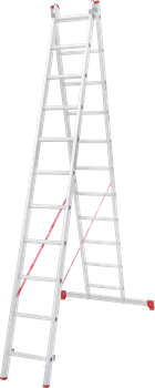 Алюминиевая двухсекционная лестница Новая Высота NV 222 2х11 2220211 - фото 290883