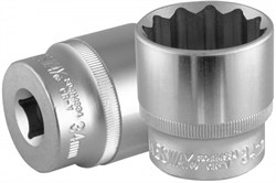 Торцевая 12-гранная головка Jonnesway 1/2"DR, 34 мм S04H4934 - фото 301603