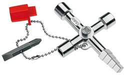 Ключ для электрошкафов профессиональный KNIPEX KN-001104 - фото 30510
