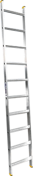 Алюминиевая приставная лестница Алюмет Н1 10 ступеней 5110 - фото 316125