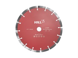 Универсальный сегментный алмазный диск VOLL 230х2,6х10х22,23 - фото 316257
