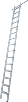 Стеллажная лестница Krause Stabilo с парой крюков, 15 ступеней 125156 - фото 320798