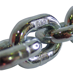 Грузовая калиброванная цепь для электроталей OCALIFT G80 EN818  5х15мм никелированная - фото 321614