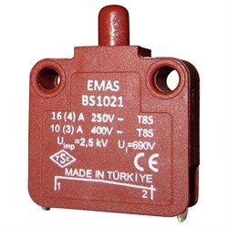 Кнопочный мини-выключатель медленного действия EMAS 1НЗ BS1021 - фото 323666