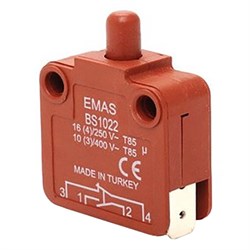 Кнопочный мини-выключатель медленного действия EMAS 1НО+1З BS1022 - фото 323668