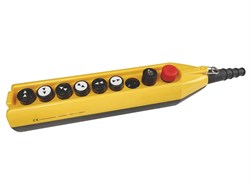 Пульт управления EMAS с аварийной кнопкой и кнопкой-ключом PV9E30B444AC20 - фото 328095