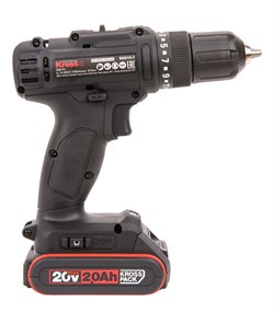 Аккумуляторная дрель-шуруповерт Kress KU210.1 (20В, 2Ач x2, кейс) - фото 329917