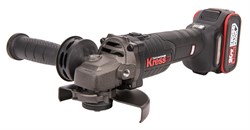 Аккумуляторная угловая шлифмашина Kress KU801 20В, 125мм, 4Ач х2, ЗУ 6А, кейс - фото 330062