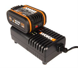 Комплект WORX3604: 1 аккумулятор 4 Ач и зарядное устройство на 2А - фото 332806