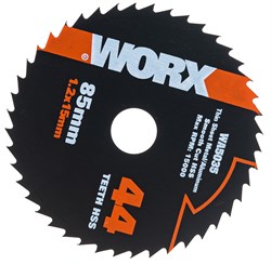 Пильный диск по металлу WORX WA5035 44T HSS 85х1,2х15 мм - фото 335538