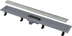 Душевой лоток AlcaPlast APZ8 Simple 550 мм, с порогами для решетки, нержавеющая сталь - фото 337224
