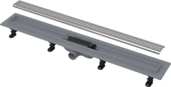 Душевой лоток AlcaPlast APZ9 Simple 550 мм, с порогами для решетки, нержавеющая сталь - фото 337239