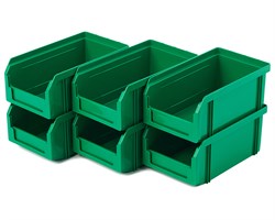 Пластиковый ящик Стелла-техник V-1-К6-зеленый - фото 345256