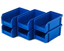 Пластиковый ящик Стелла-техник V-1-К6-синий - фото 345265