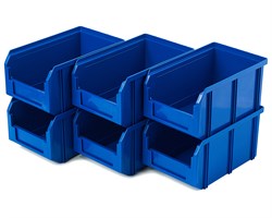 Пластиковый ящик Стелла-техник V-2-К6-синий - фото 345322