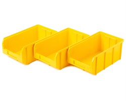 Пластиковый ящик Стелла-техник V-3-К3-желтый - фото 345328
