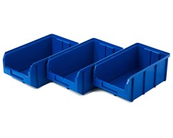 Пластиковый ящик Стелла-техник V-3-К3-синий - фото 345346