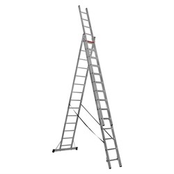 Трехсекционная алюминиевая лестница-стремянка CAGSAN TS220 3х14 - фото 347686