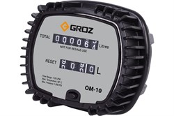 Механический расходомер для масел и дизеля GROZ OM/10/1-2/BSP 1/2" GR45790 - фото 349836
