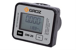 Цифровой расходомер для масел и дизеля GROZ OM/20/1-2/BSP 1/2" GR45795 - фото 349838