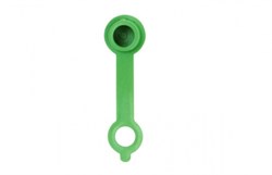 Защитные колпачки для пресс-масленок GROZ из пластика, зеленый (42 мм) GR46705 - фото 349922