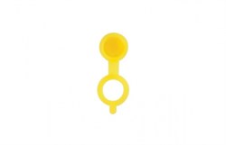 Защитные колпачки для пресс-масленок GROZ из пластика, желтый (24 мм) GR46722 - фото 349930