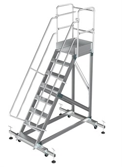 Односторонняя лестница-платформа Sarayli с настраиваемыми ножками 4+1 8704 - фото 350763