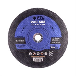 Отрезной круг по металлу FoxWeld FTL Expert II 230 х 3 х 22,2 мм A24RBF - фото 362987
