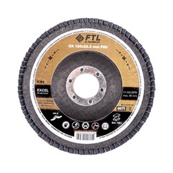 Лепестковый круг для шлифования по металлу FoxWeld FTL Excel 29 125 х 22,2 мм P80 - фото 363019