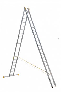 Алюминиевая двухсекционная лестница Алюмет Р2 2x20 9220 - фото 380422