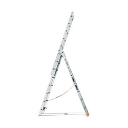 Алюминиевая трехсекционная лестница Эйфель Классик 3х8 - фото 400884