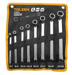 Набор накидных ключей TOLSEN 6-22 мм, 8 предметов TT15895 - фото 402801