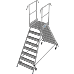 Двухсторонняя лестница-платформа Krause 8 ступеней R13 821485