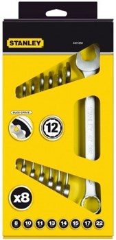 Набор комбинированных гаечных ключей MaxiDrive Pl США 8шт Stanley 4-87-054