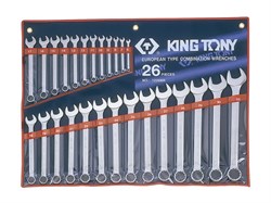 Комплект комбинированных ключей 6-32 мм 26 пр. KING TONY 1226MR