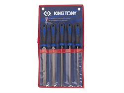 Комплект напильников с 2-х компонентными ручками, 5пр. KING TONY 1005GQ