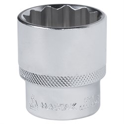 Головка торцевая стандартная двенадцатигранная 1/2", 30 мм МАСТАК 000-42030 000-42030 - фото 675555